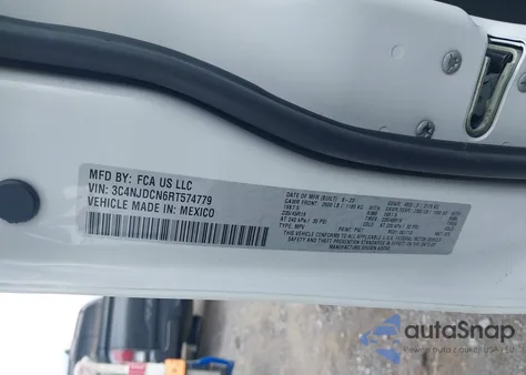 2024 Jeep Compass Limited z USA, uszkodzony, nr VIN 3C4NJDCN6RT574779